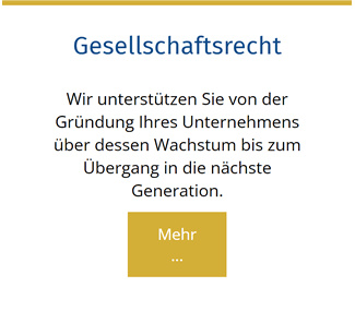 Gesellschaftsrecht 