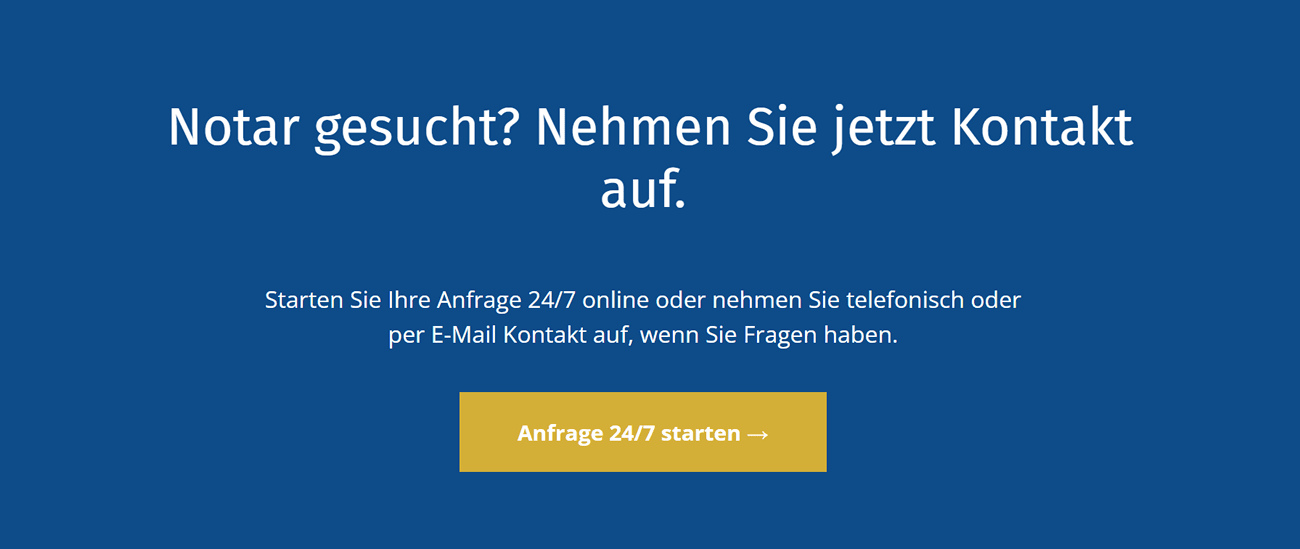 Notar Gesucht für  Waldsolms