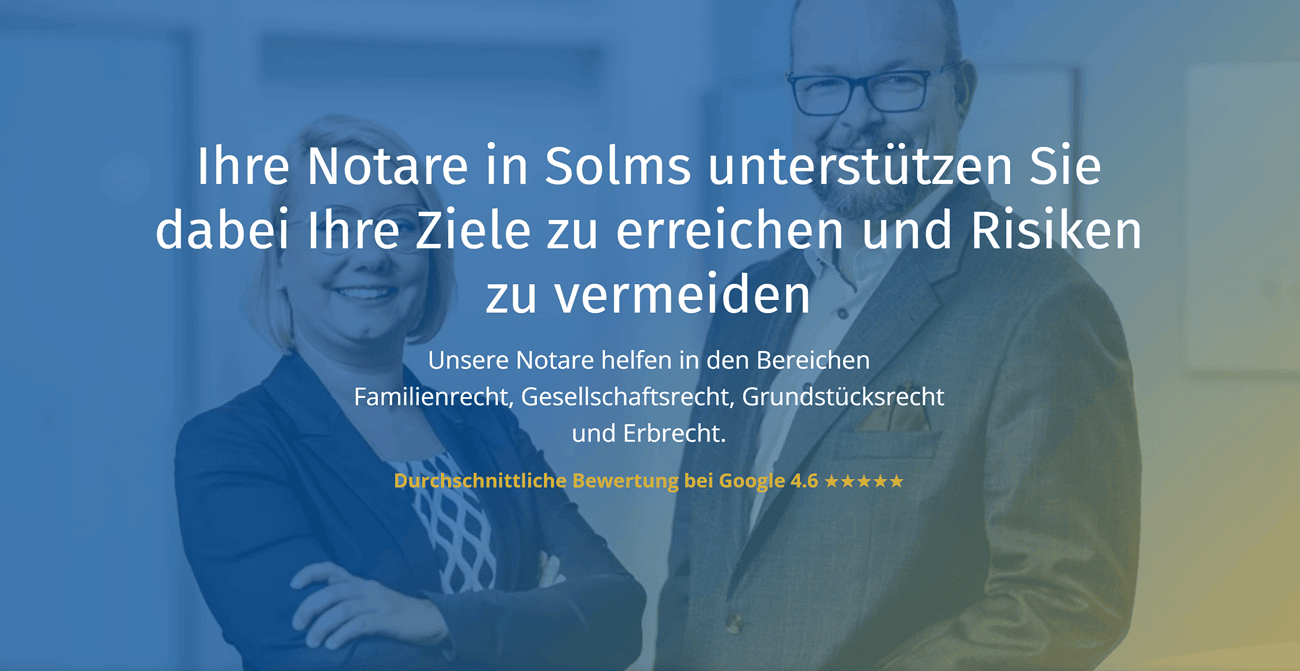Notar Waldsolms | ↗️ Kolmer & Schieferstein: ✔️ Grundstückskauf, Testament, Immobilienkauf, Fachanwalt für Gesellschaftsrecht & Eheverträge